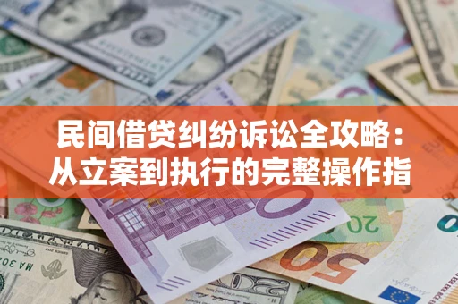 北京民间借贷纠纷诉讼全攻略：从立案到执行的完整操作指南