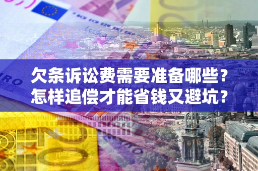 北京欠条诉讼费需要准备哪些？怎样追偿才能省钱又避坑？
