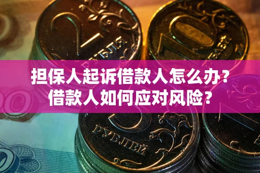北京担保人起诉借款人怎么办？借款人如何应对风险？