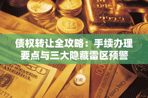北京债权转让全攻略：手续办理要点与三大隐藏雷区预警