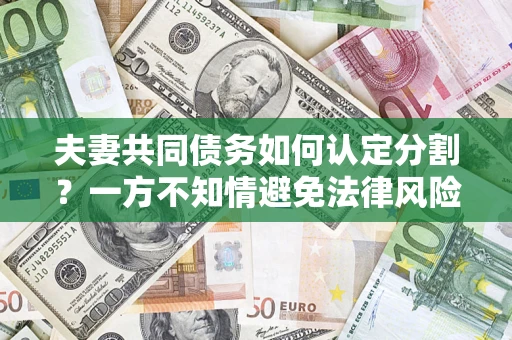 北京夫妻共同债务如何认定分割？一方不知情避免法律风险必看！